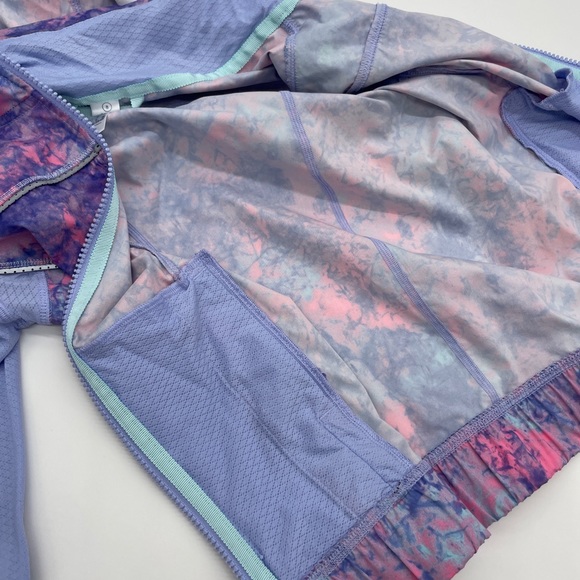 Ivivva Colorful Windbreaker Track Jacket Hooded - Picture 6 of 9